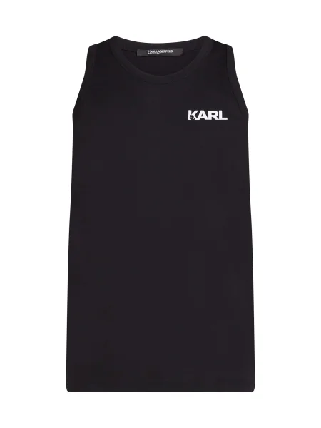 Karl Lagerfeld Tričko čierna biela