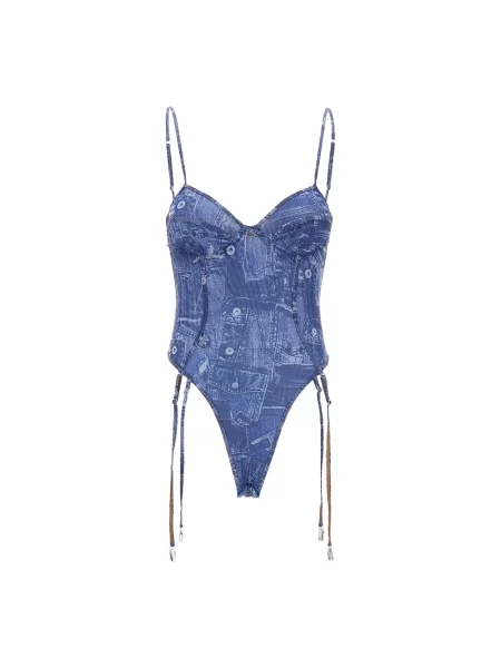 Koszulka Diesel niebieska