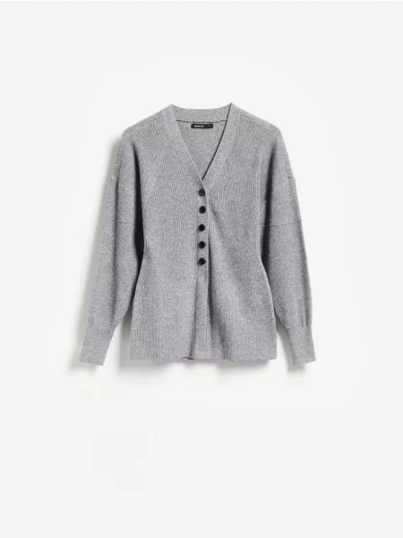 Reserved Cardigan cu gri-neutru gri