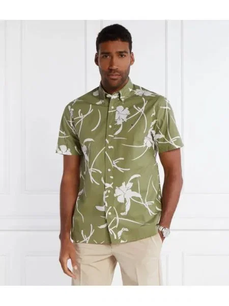 Tommy Hilfiger Cămașă Tropical verde