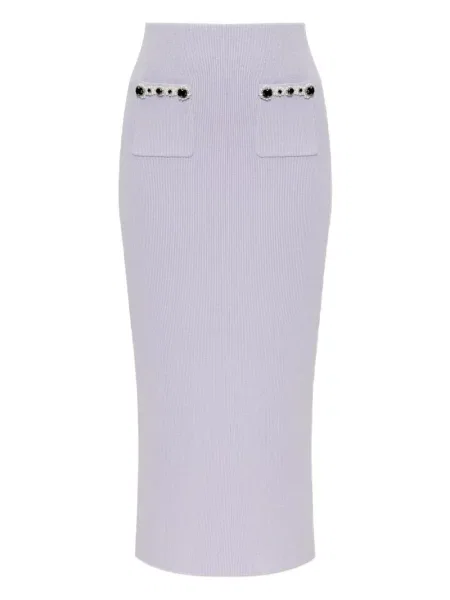 Fustă Self-portrait stretch violet