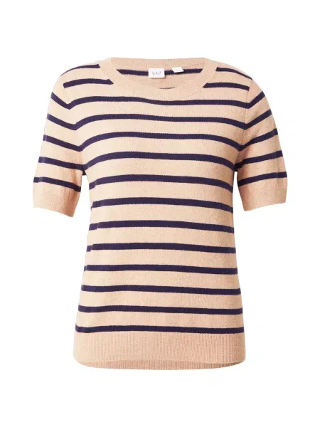 GAP Pulover bleumarin / cappuccino maro
