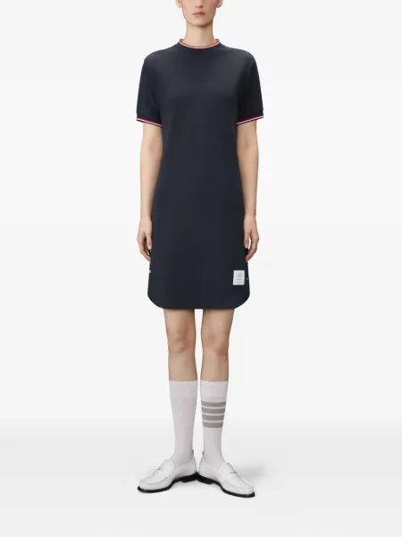 Rochie tip cămașă Thom Browne albastru