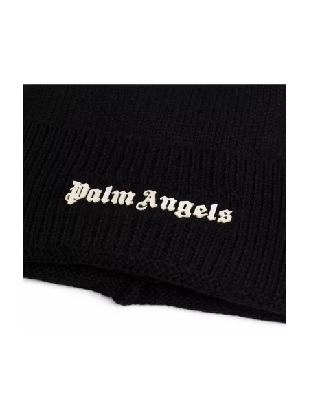Căciulă Palm Angels cu broderie negru