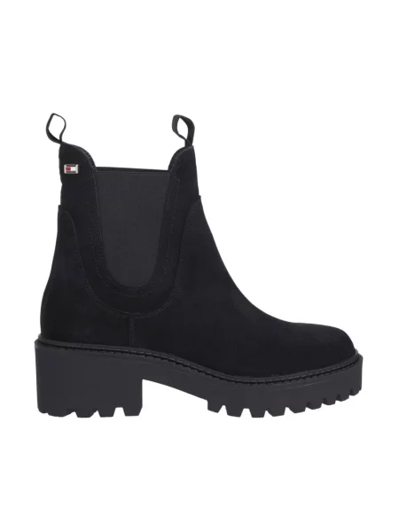 Sztyblety Tommy Hilfiger zamszowe czarne