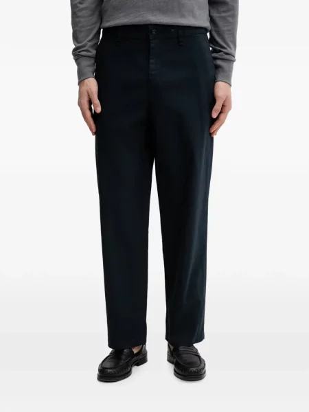 Pantaloni chino Rag & Bone cu broderie albastru