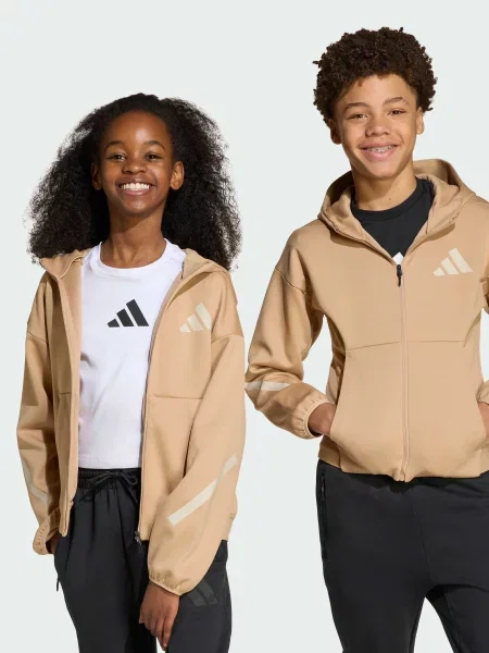 Детский свитер Adidas коричневый
