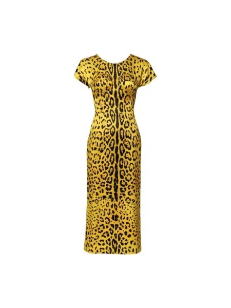 Sukienka Dolce And Gabbana żółta