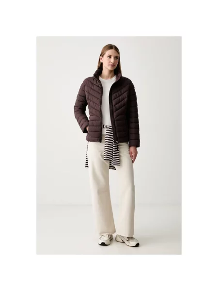 DKNY kurtka pikowana brązowa
