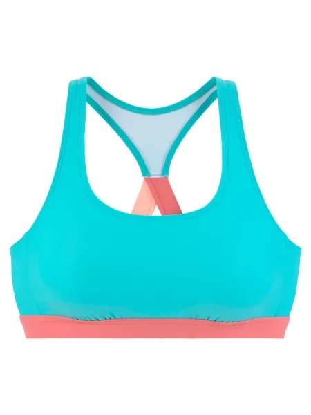 LASCANA ACTIVE Športen bikini zgornji del voda / korala / puder
