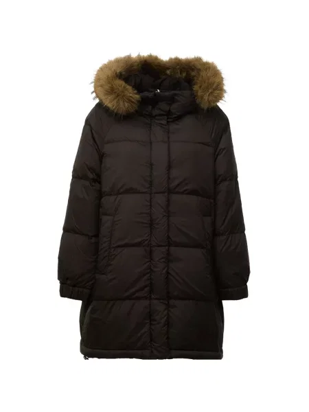 Palton de blană Weekend Max Mara cu blană maro