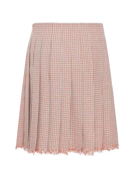 Fusta mini Jil Sander cu model pepito plic roșu