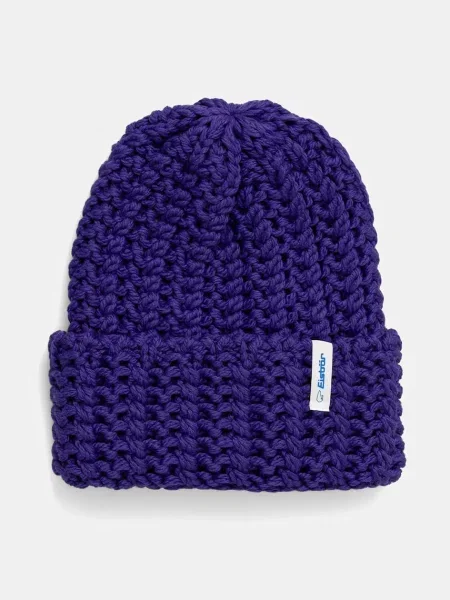 Шапка с вълна Eisbar Selda MÜ лилаво тъмносиньо
