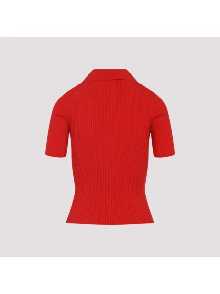 Koszulka Courreges elegancka czerwona