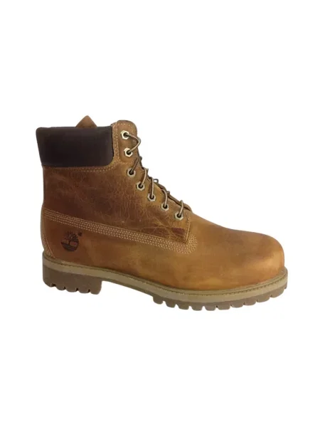 Buty do kostki Timberland skórzane brązowe