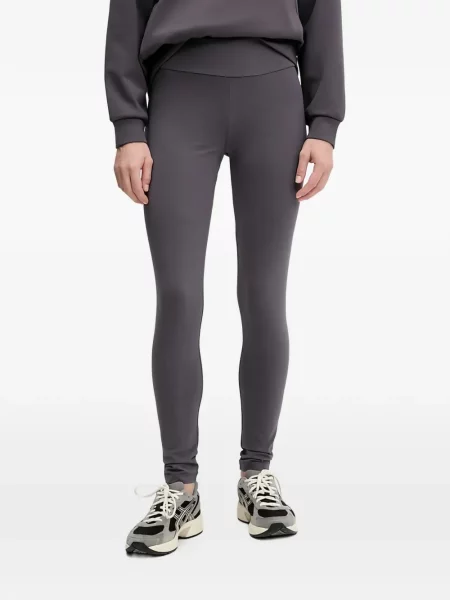 Leggings Ea7 Emporio Armani cu autograf gri