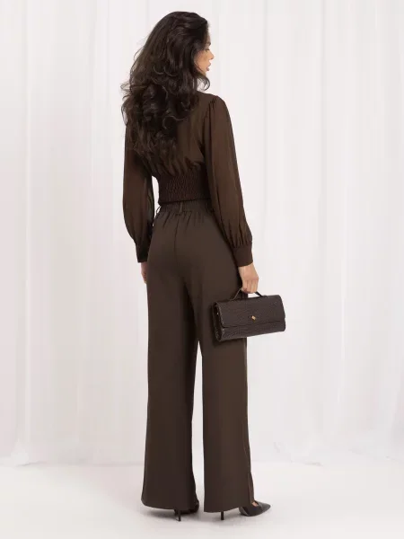 Hlače Italy Moda crna