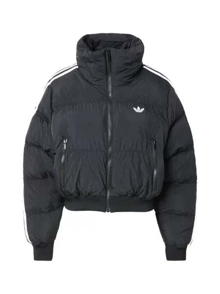ADIDAS ORIGINALS Geacă de iarnă Adicolor JKT negru alb