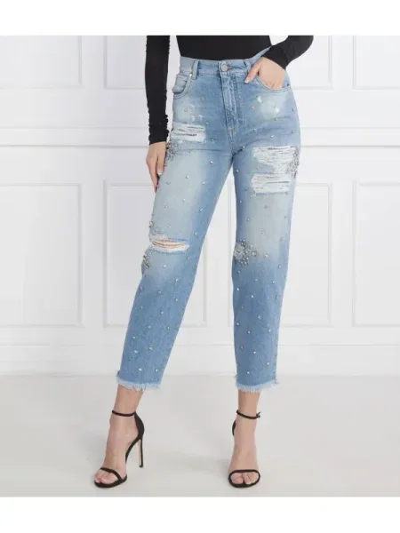 Gaëlle Paris Farmer | Boyfriend fit kék