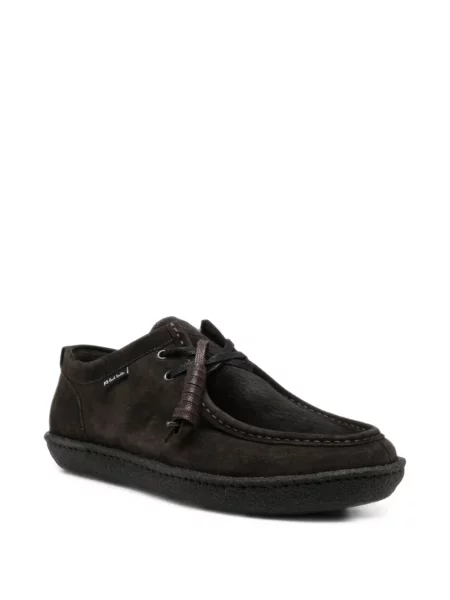 Fűzős szarvasbőr loafer Paul Smith barna