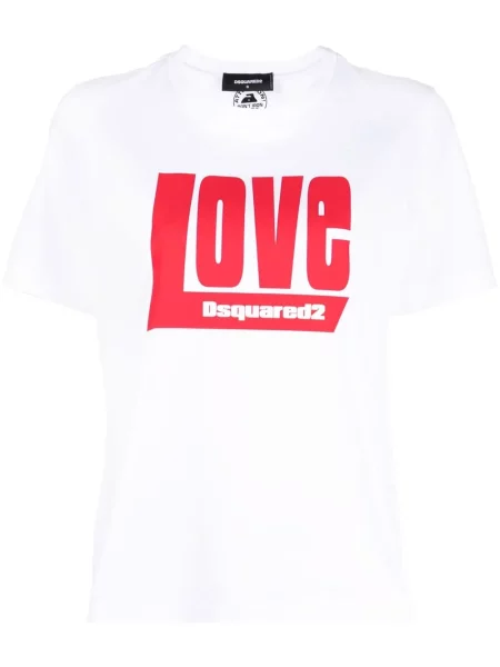 Scurt tricou Dsquared2 cu imagine