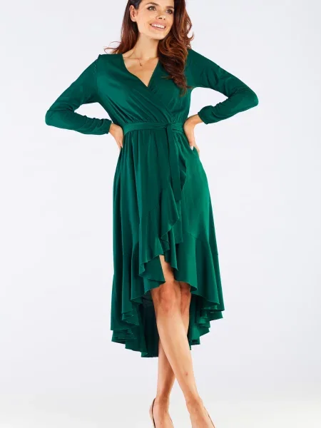 Sukienka mini Awama zielona