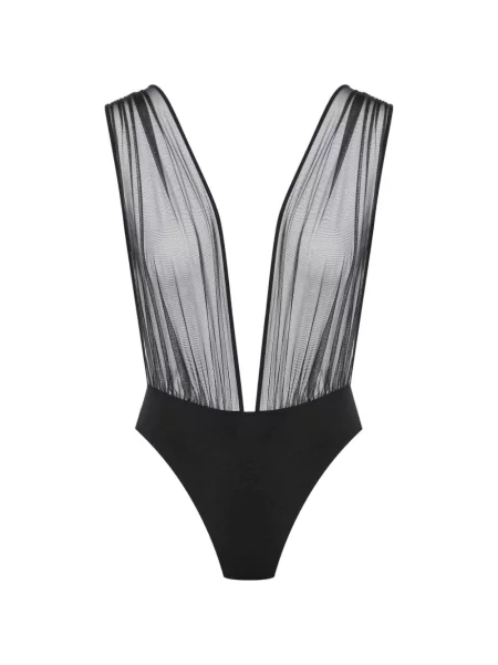 Body Scandale din tul negru