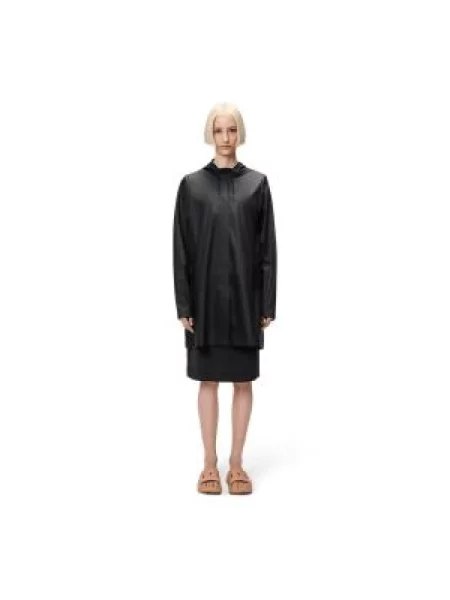 Rains kurtka przeciwdeszczowa A-line W Jacket przejściowa czarny