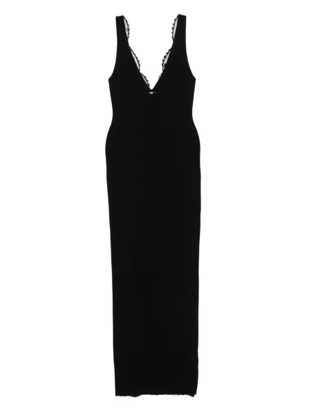 Rochie maxi Manuri de costum negru