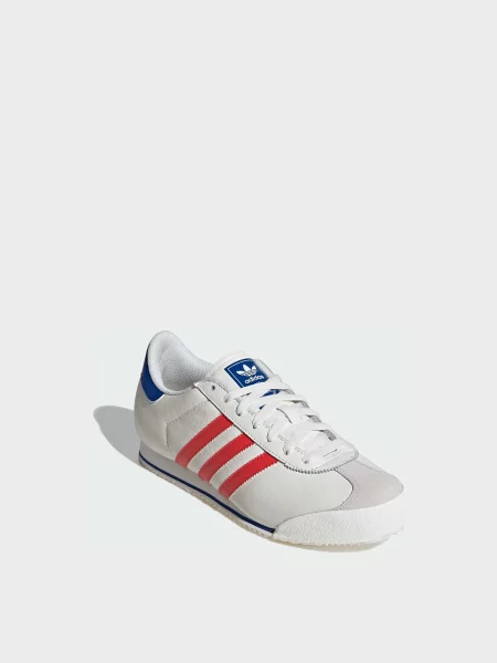 Кожаные повседневные кроссовки Adidas белые
