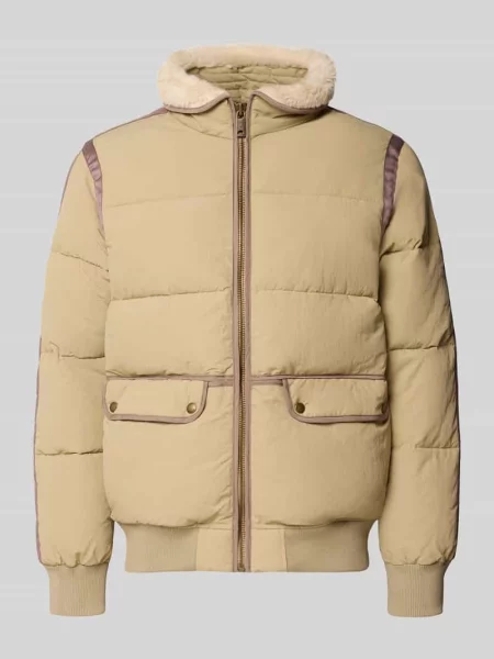 Bomberka z kołnierzem z teddy TEDDY PUFFER JACKET Scotch & Soda