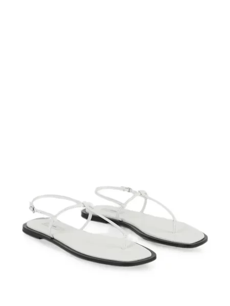 Sandale Toteme din piele cu bretele alb