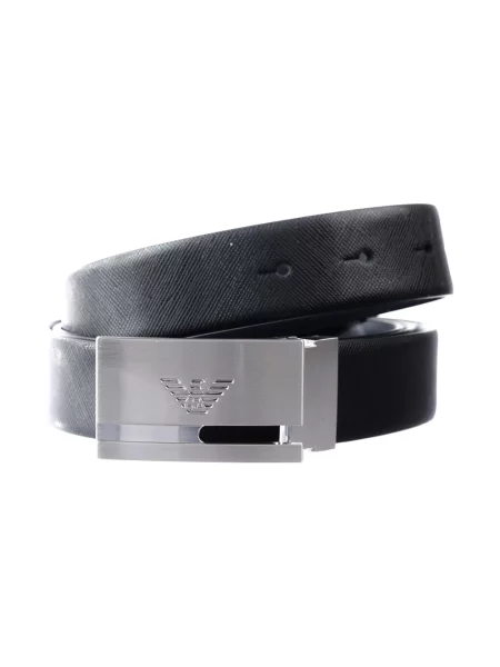 Pasek Emporio Armani czarny