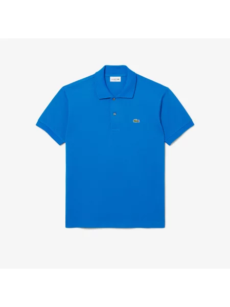 Lacoste Koszulka Polo Classic Fit Original Piqué niebieska