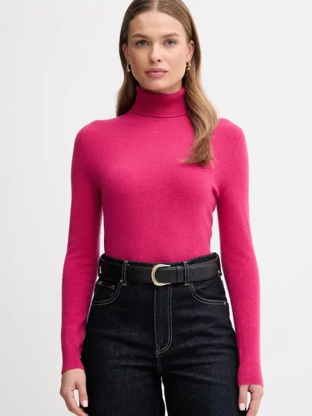 Вовняний светр United Colors of Benetton гольф сірий