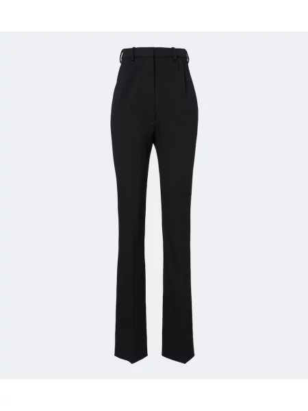 Pantaloni Balenciaga de lână negru