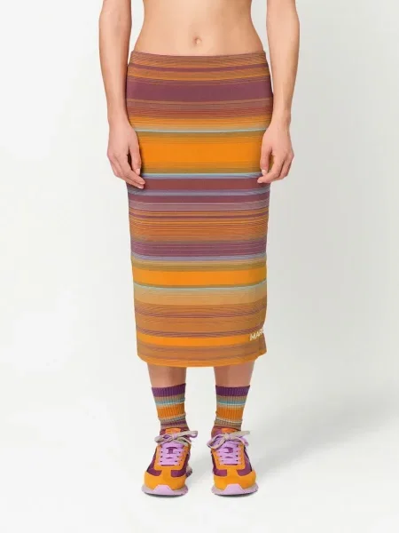 Sukně Marc Jacobs oranžové