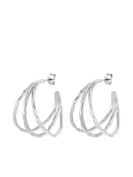 Обеци Dower And Hall сребристо