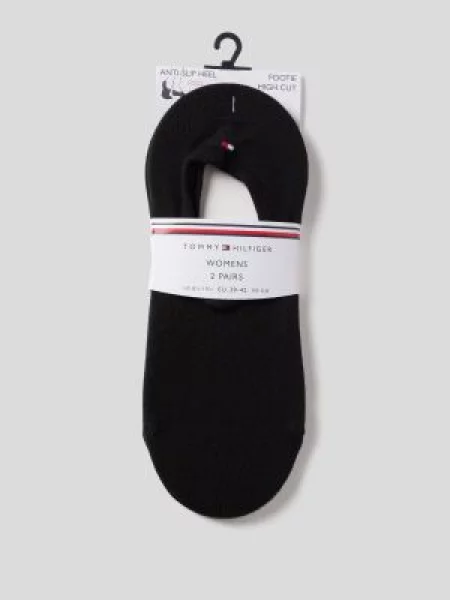 Skarpetki stopki w zestawie 2 pary Tommy Hilfiger czarne