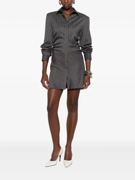 Rochie mini Dondup cu volane gri