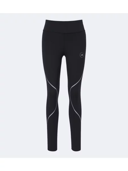 Leggings Adidas By Stella Mccartney cu autograf negru