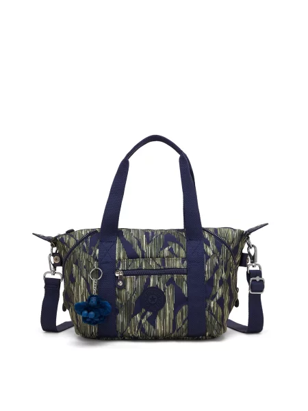 KIPLING Kabelka Art Mini modrá / olivová bílá
