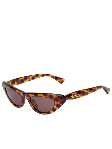 Okulary przeciwsłoneczne Bottega Veneta Eyewear brązowe