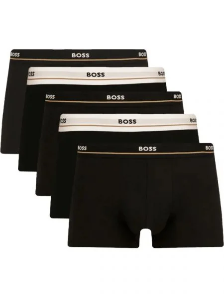Boss Bodywear Chiloți boxer Trunk 5P Essential negru