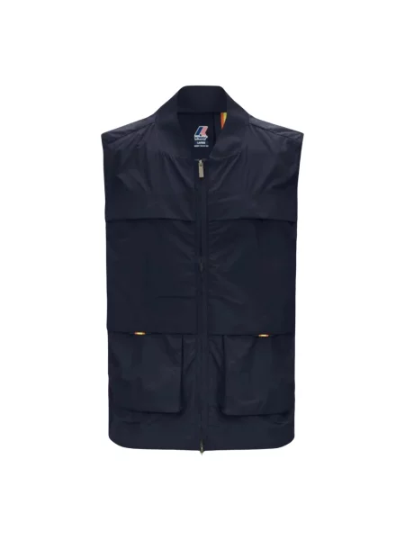 Kamizelka K-way bez rękawów niebieska