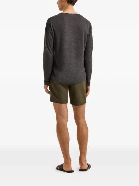 Tricou Orlebar Brown de in lung gri