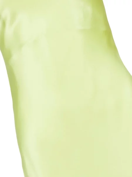 Rochie Fleur Du Mal de mătase de costum verde