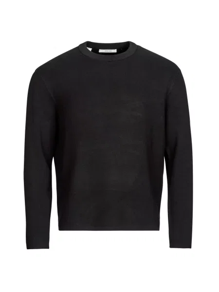 Pulover Selected zajemalni vrat črna