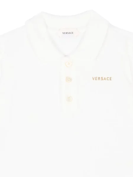 Koszulka polo dziecięca Versace biała