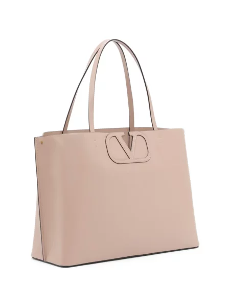 Geantă shopper Valentino Garavani roz